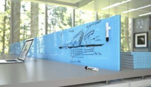 Clarus Furniture Glass Blue