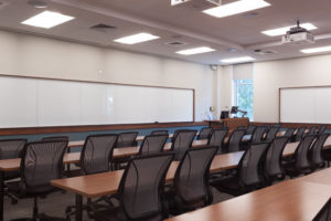 Lecture hall with Float glassboard