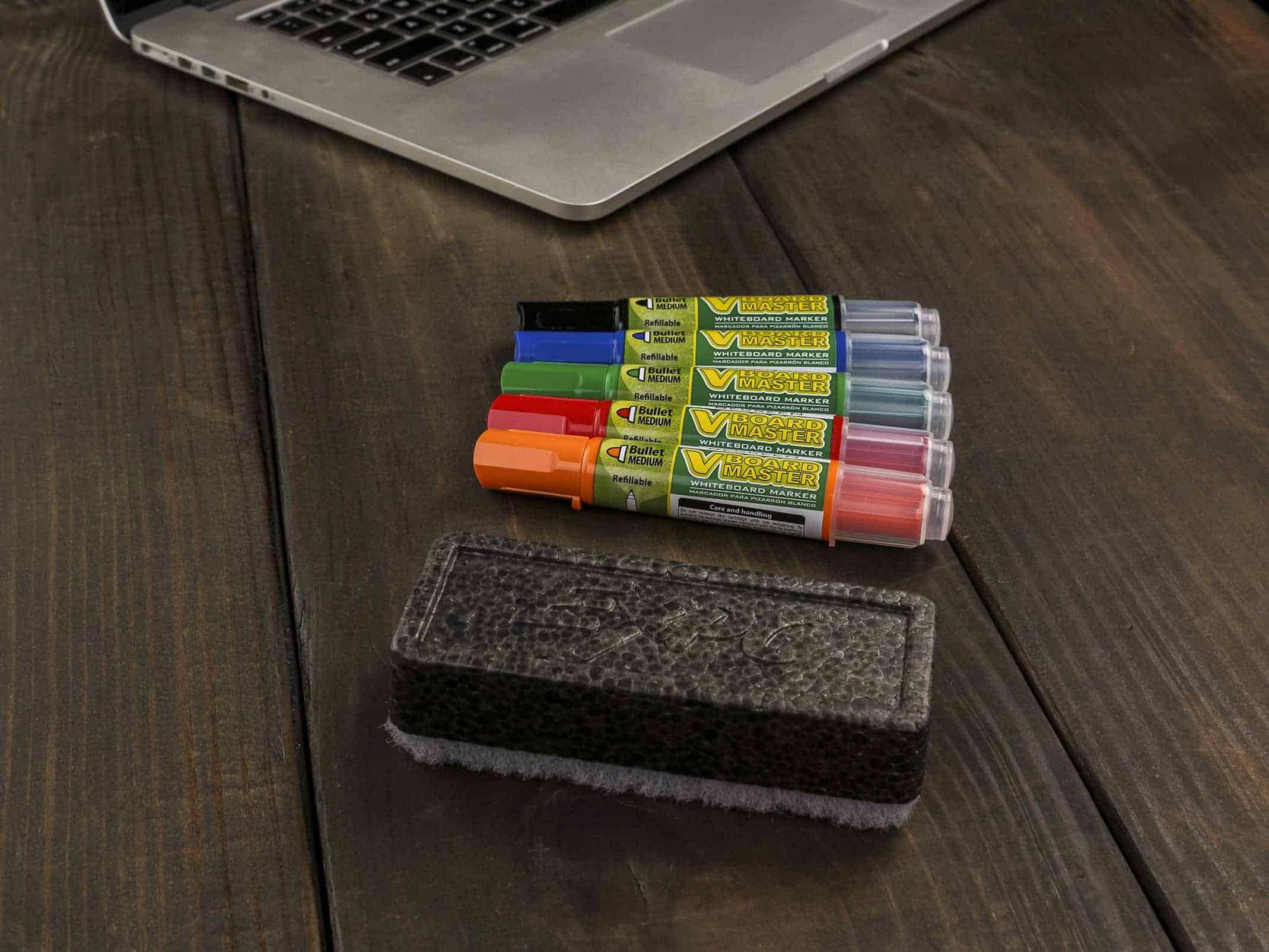 Glassboard Markers + Eraser Clarus